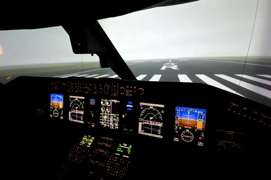 Runway in simulator